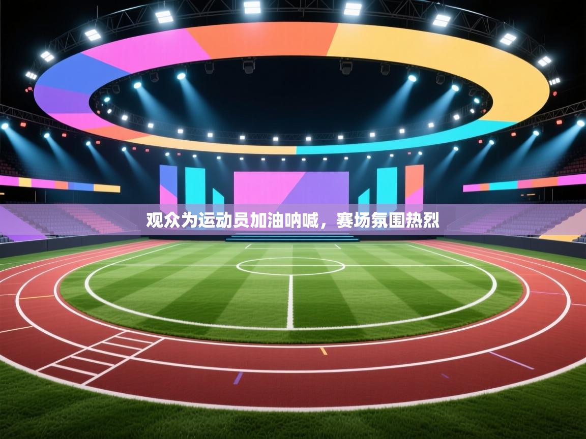 观众为运动员加油呐喊，赛场氛围热烈