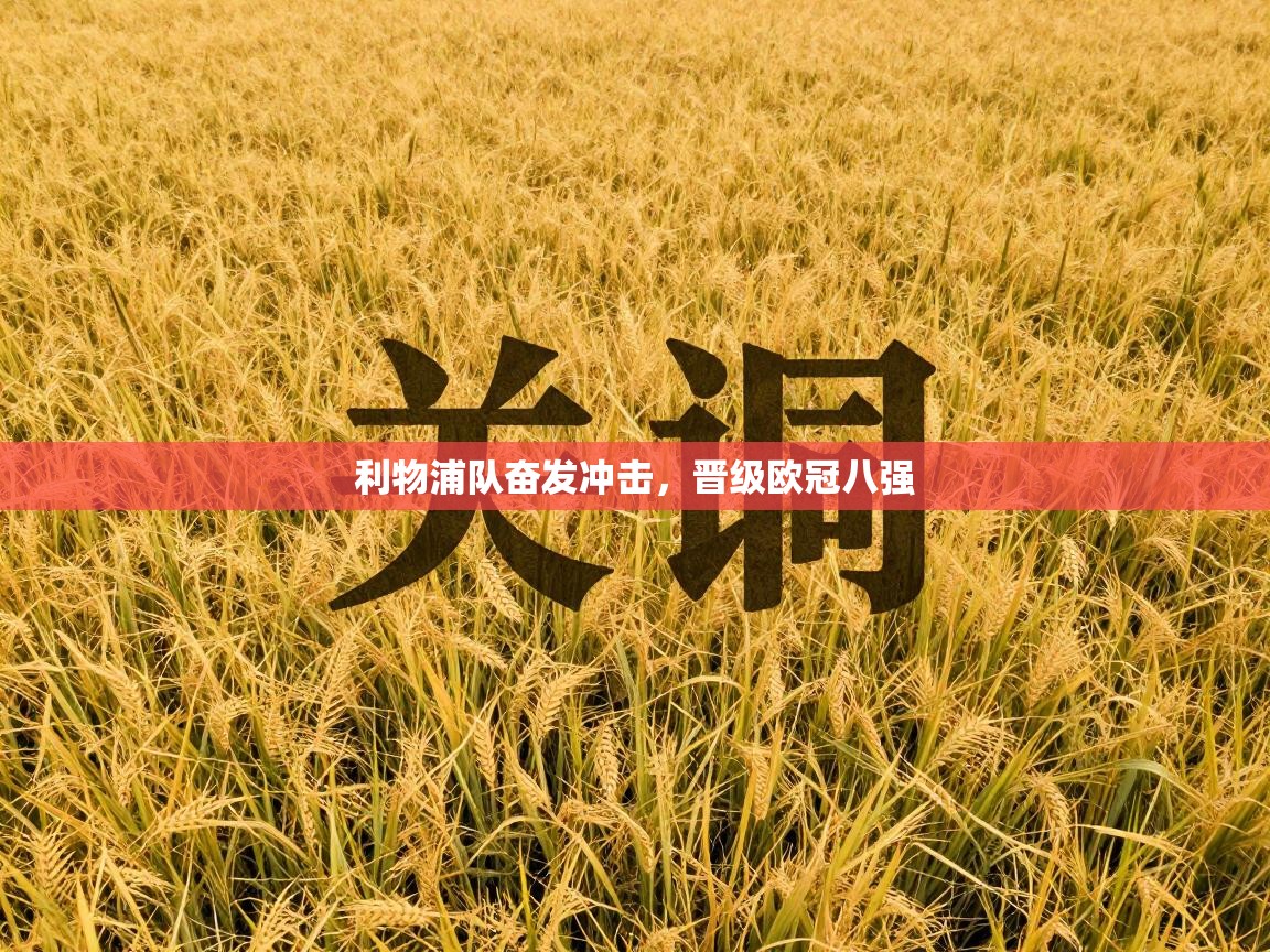 利物浦队奋发冲击，晋级欧冠八强  第2张